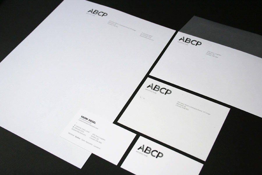 3399 : ABCP architecture - Identité visuelle et imprimé